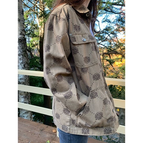 📌 Rare UO BDG Tiger Print Denim Jacket - Picture 4 of 6